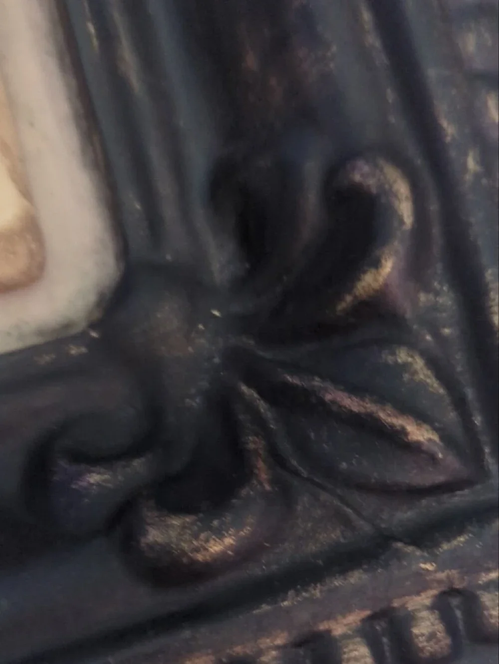Chateau Montrose 1920 Antique-Style Dark Brown Decorative Wall Accent